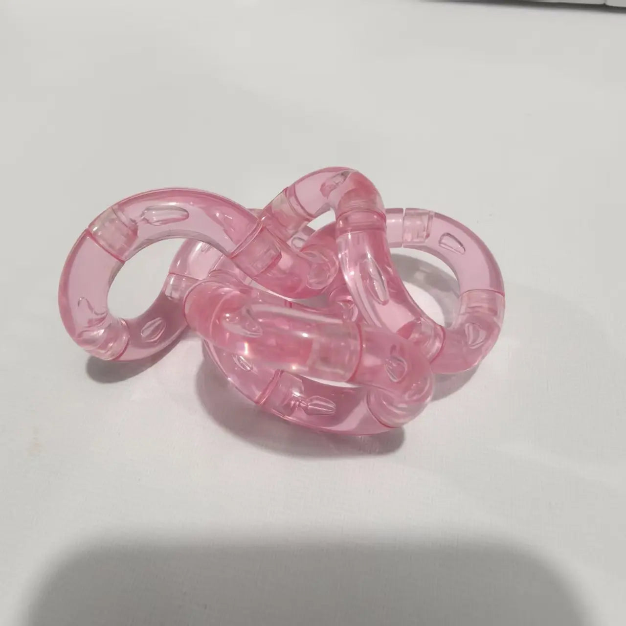 Colorful Transparent Fidget Toy | Silent Twistable Stress Relief Tool for Focus Tra additional angle