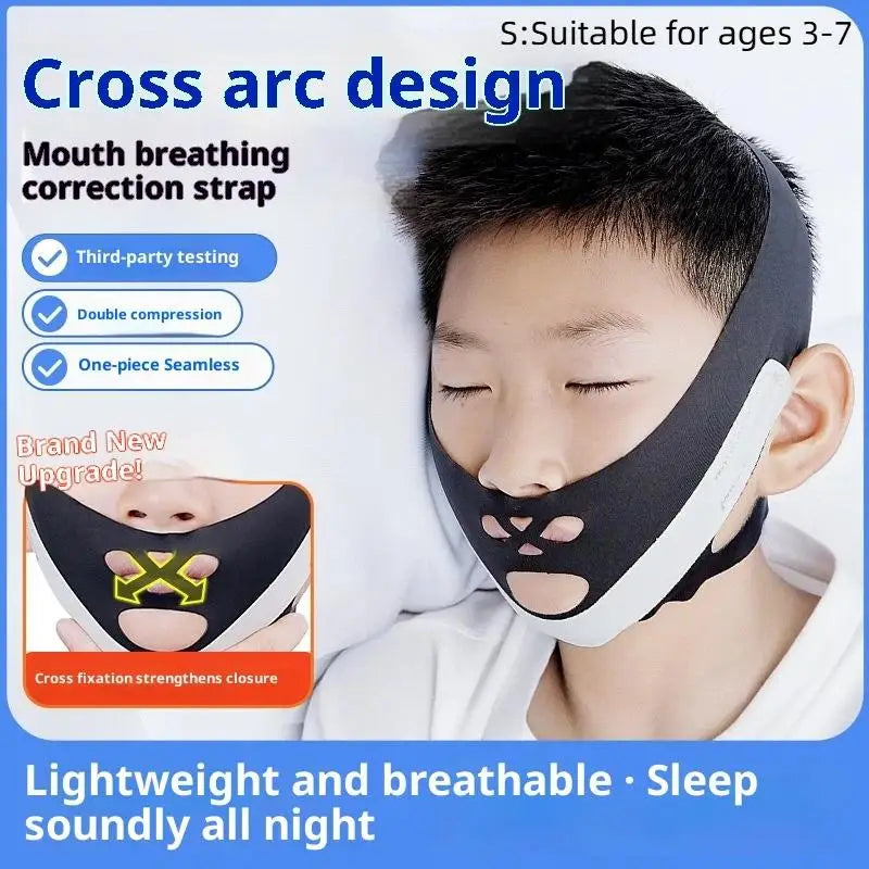 Mouth Breathing Correction Belt | Anti Snoring Chin Strap for Kids and Adults alternate view