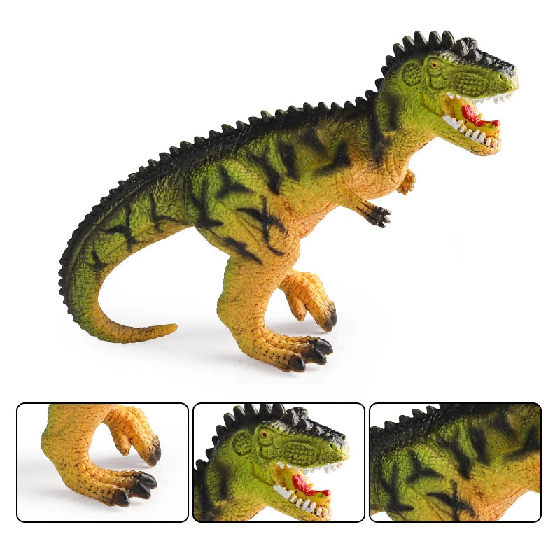 Oenux Jurassic Dinosaurs Action Figures Set | 5 Realistic PVC Models Collection Toy detail view