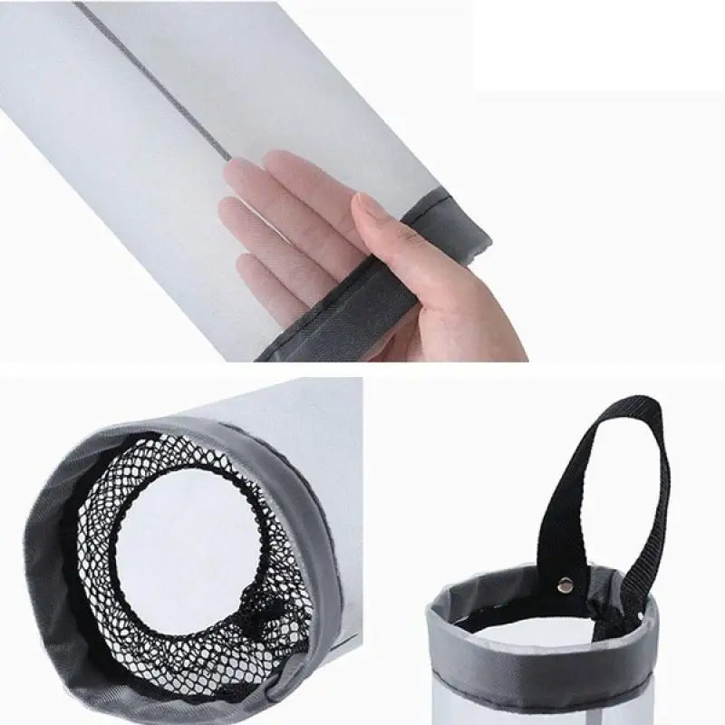 3/2/1PC Home Grocery Bag Holder Wall Mount Plastic Bag Holder Dispenser Hanging Stora lifestyle view