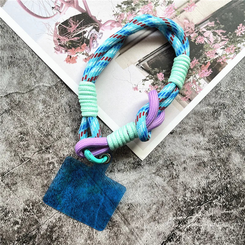 Phone Lanyard Strap Colorful Key Chain Card Decorations Cell Phone Pendant Premium Wrist detail view
