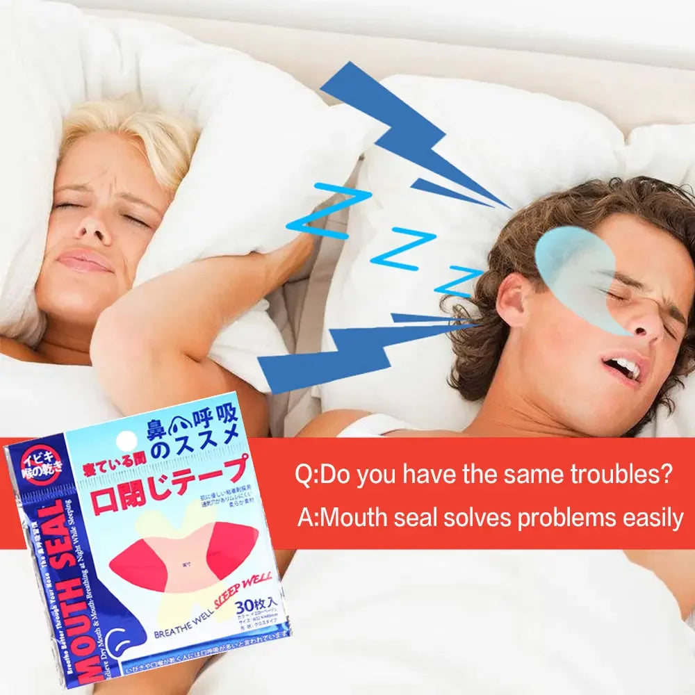 Anti Snoring Mouth Tape for Better Sleep | 30 or 150 Pcs lifestyle view