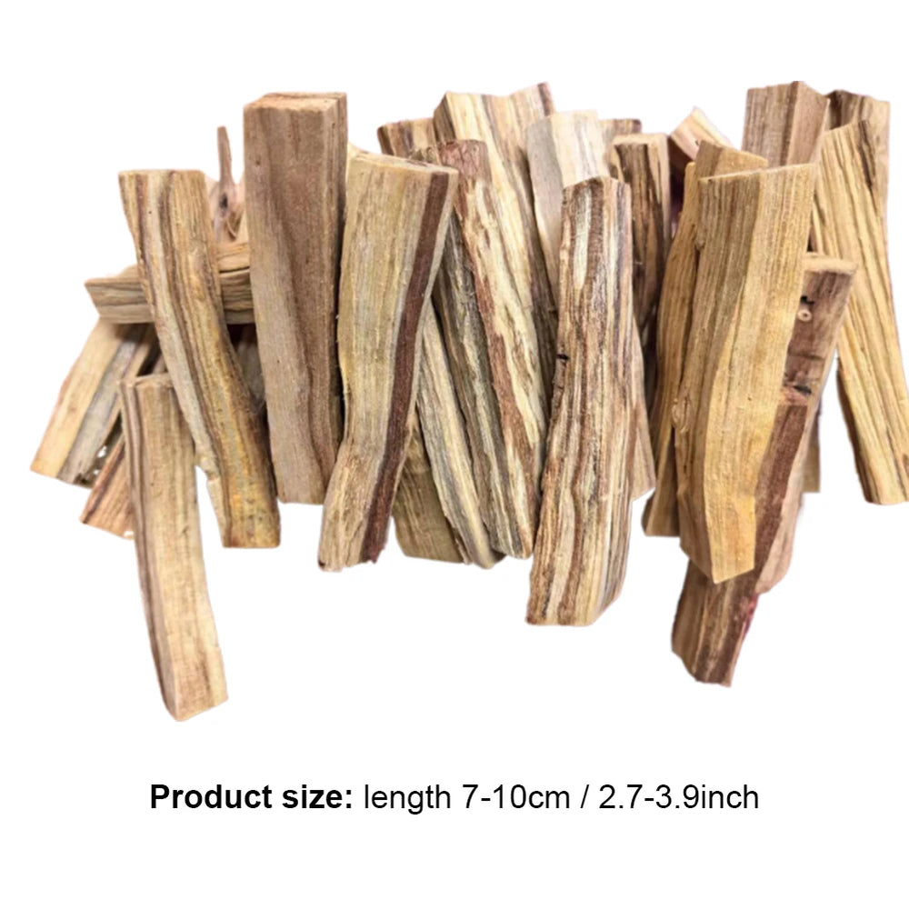 Natural Sandalwood Incense Sticks | Hand-Split Wood Strips for Meditation and Stres additional angle