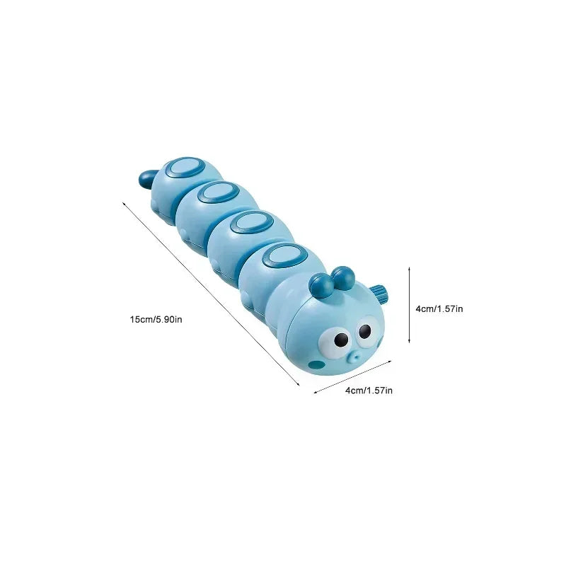 Cartoon Clockwork Caterpillar Crawling Toys Parent Child Interactive Cute Animal Baby lifestyle view