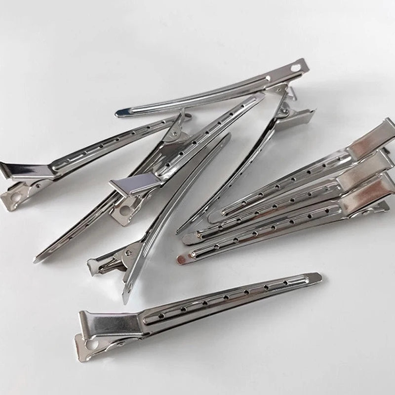 Metal Duckbill Crocodile Hair Clips for Styling and Sectioning