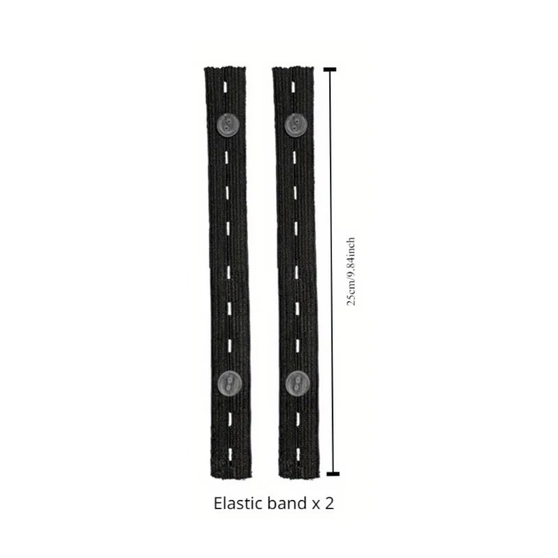 2 Pieces Invisible Belt Tightener Set Sewing Tools Seamless Trouser Buckle Adjuster close-up view