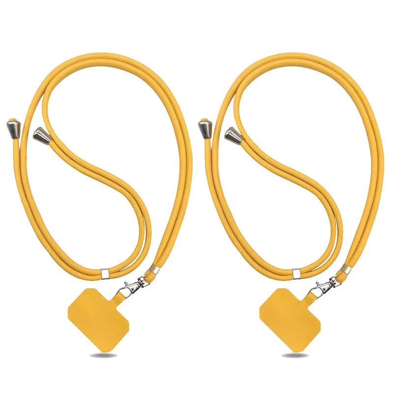 1/2pcs Universal Adjustable Phone Lanyard Strap Mobile Phone Hanging Rope Neck Straps lifestyle view
