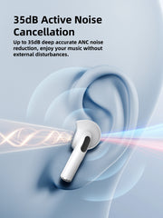 2026 Pro Wireless Bluetooth Headphones | Premium Sound with Mic and Charging Case detail view