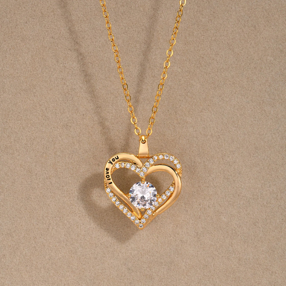 Heart Woman Necklace Birthstone Heart I Love You Jewelry For Wedding Birthday Party M alternate view