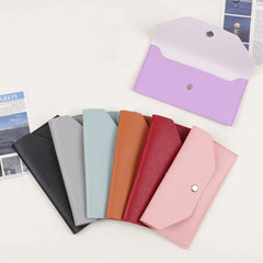 Envelope Coin Money Holder Wallet | PU Leather Classic Fashion Purse for Women alternate view
