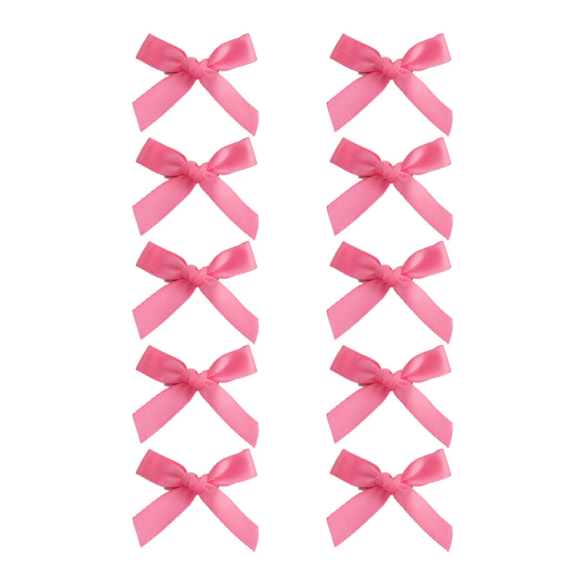 10pcs 4cm Cute Ribbon Bow Hair Clips Girls Korean Style Bowknot Mini Clip Hairpin Bar lifestyle view