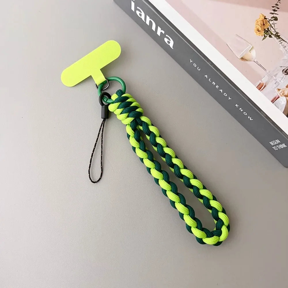 IN Korea Universal Braided Short Mobile Phone Lanyard Strap Hanging Chain Ring Cord w alternate view