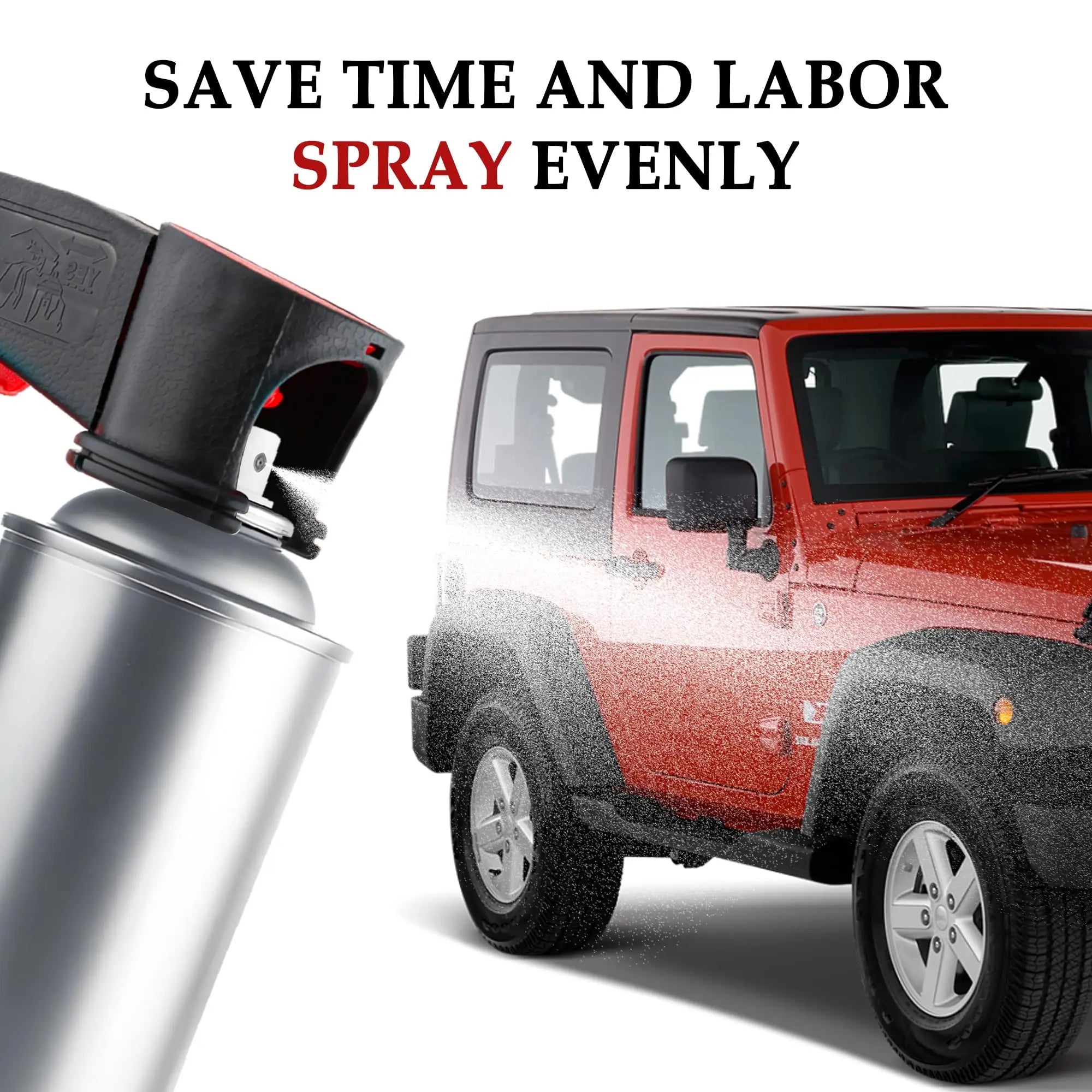 Car Spray Trigger Handle | Reusable Aerosol Can Adapter for DIY Painting lifestyle view