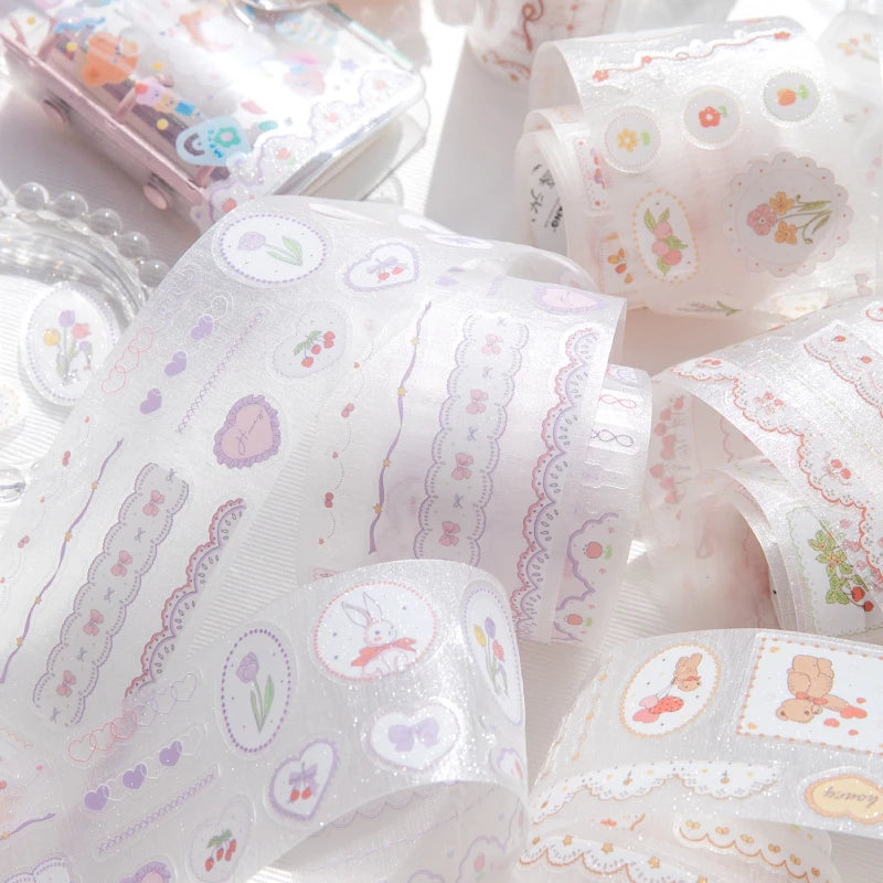 Journal GO Dessert Strawberry Washi Tape Set | Scrapbooking and Journaling Masking Ta lifestyle view