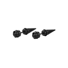 1Pair Surgical Steel Spike Earring Stud Men Spike Screw Back Stud Earrings Gothic Cart close-up view