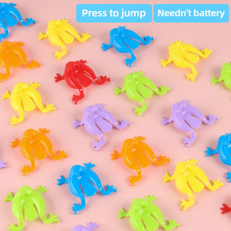 5/10/20 Pcs Jumping Frog Bounce Fidget Toys Antistress Relieve Family Game Kids Birth alternate view