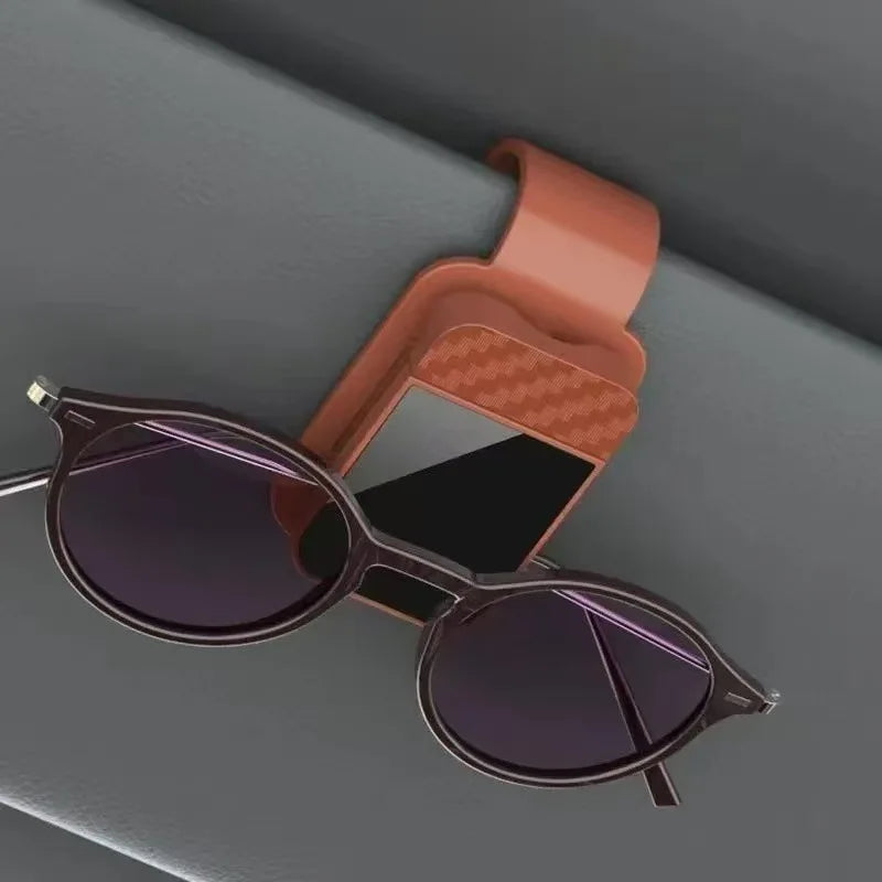 Car-mounted Glasses Car Sunshade Holder Eye Frame for Magnetic Attachment Sunglasses alternate view