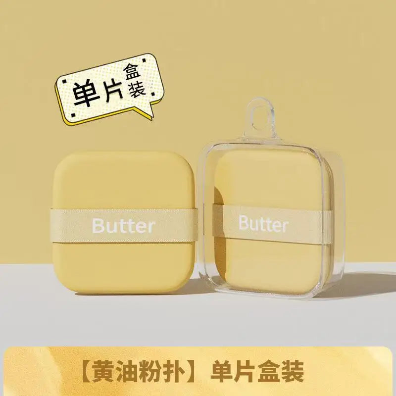 Butter Puff Air Cushion Biscuit Makeup Sponge | Super Soft Liquid Foundation Tool detail view
