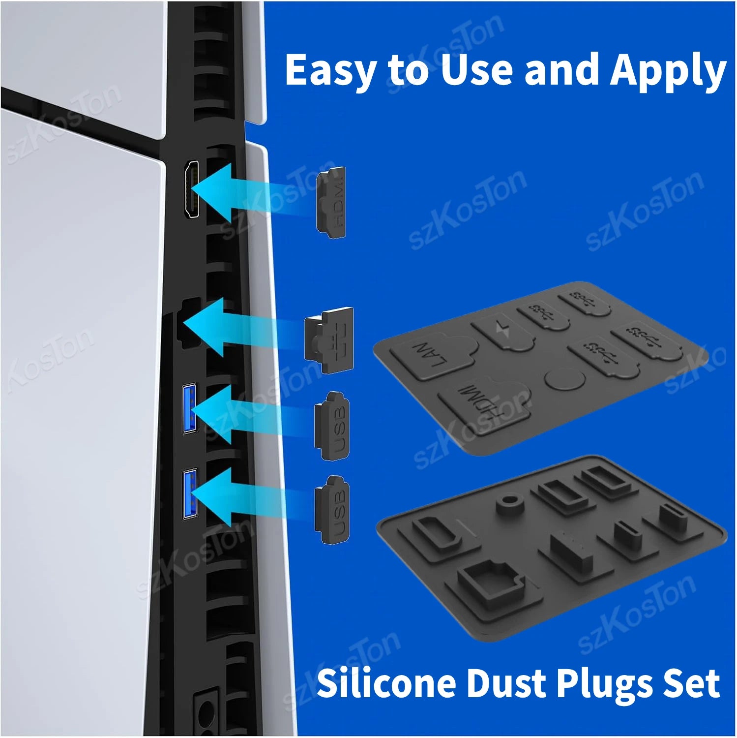 Cooling Fan Vents Dust Filter for PS5 Slim PS5 Pro | Game Console Accessories Dustpro lifestyle view