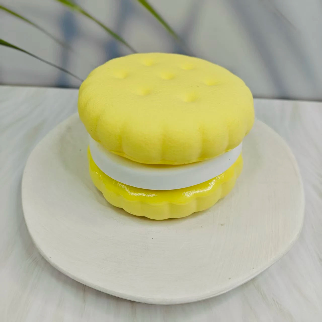 Squishy Simulated Cake Squeeze Toy | Soft Stress Relief Sensory Fidget for Anxiety close-up view