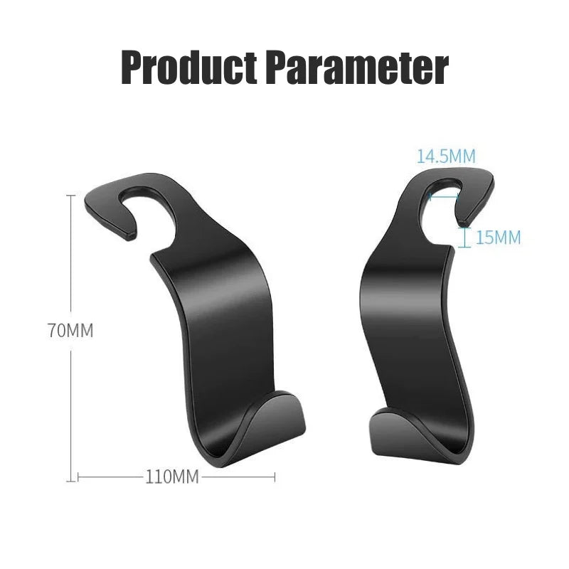 Car Headrest Hooks Multi-functional Seat Hooks Car Storage Equipment Car Interior Acc lifestyle view