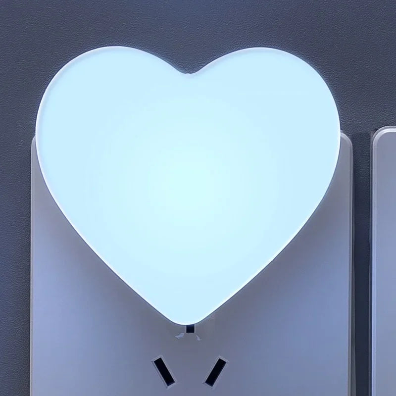 LED Night Light with Sensor Control | Auto-On Lamp for Kids Bedroom and Stairs close-up view