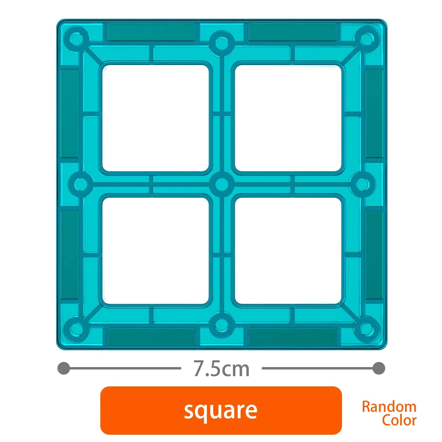 Magnetic Building Tiles Set | Educational Construction Toy for Kids alternate view