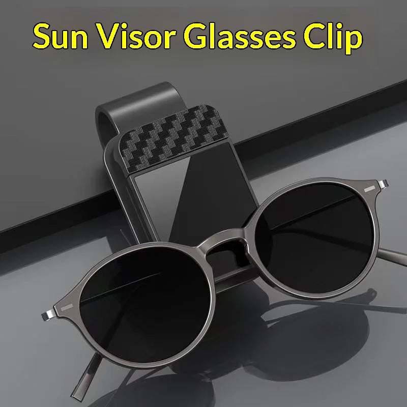 Car-mounted Glasses Car Sunshade Holder Eye Frame for Magnetic Attachment Sunglasses alternate view