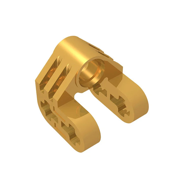 Gobricks GDS-1029 Axle and Pin Connector Perpendicular Split | Compatible with Lego 9 alternate view
