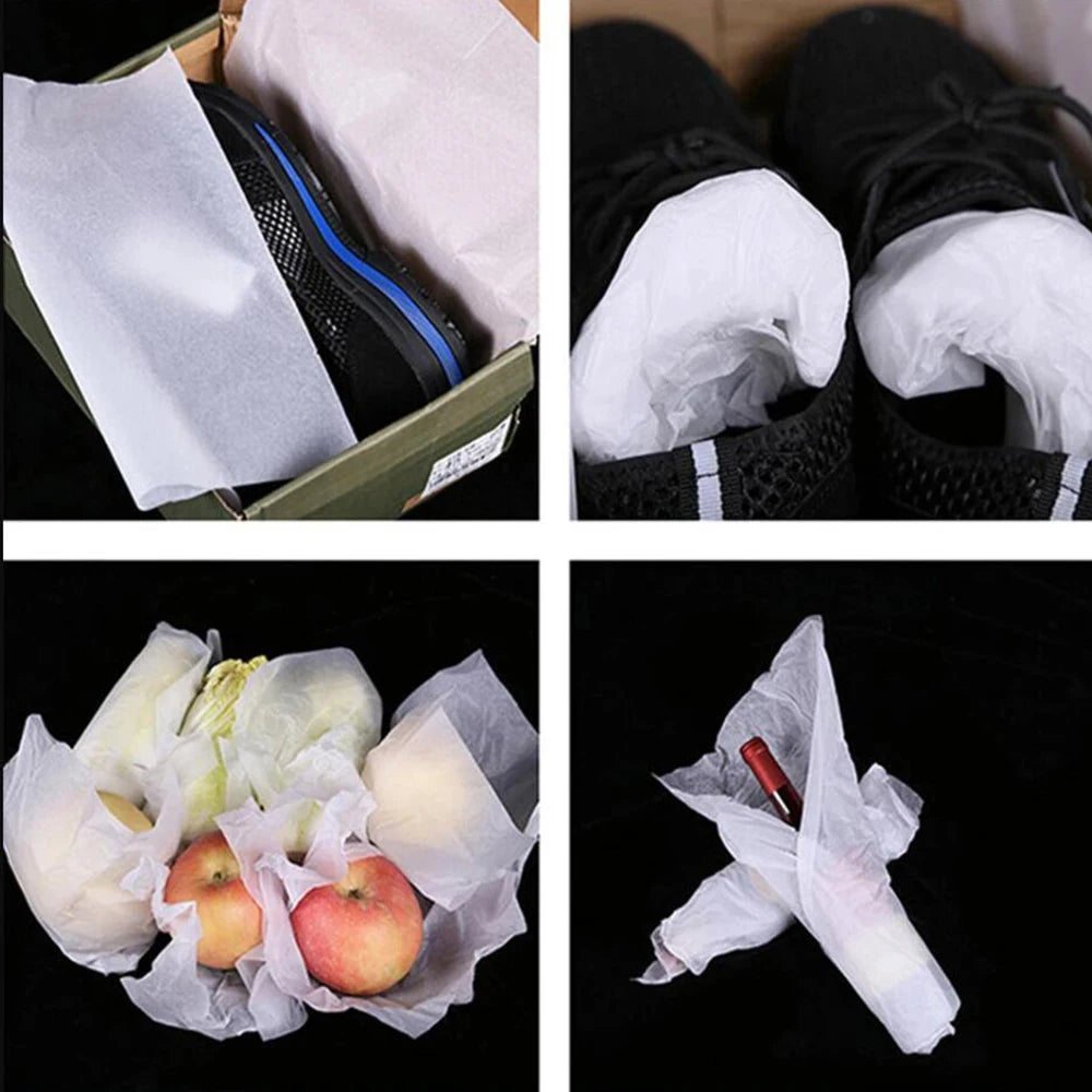 100 Sheets Multicolor Tissue Paper for Gift Wrapping | Bulk A4/A5 Translucent Craft Pape detail view