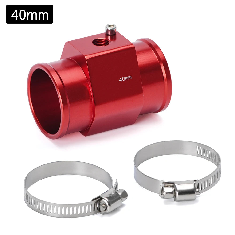 Aluminum Water Temperature Sensor Adapter 28-40mm Hose