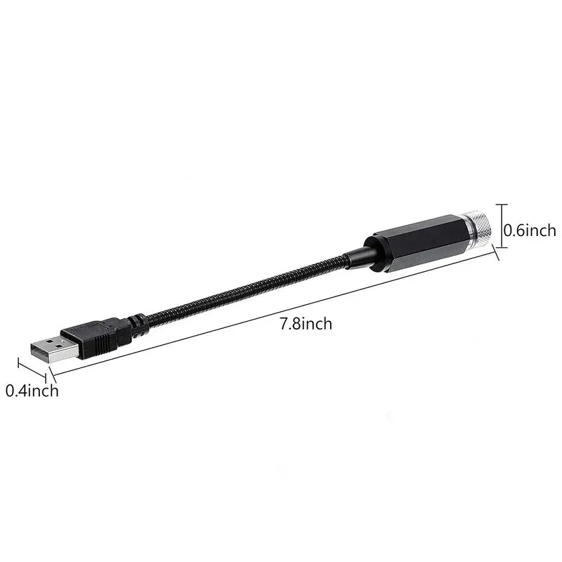 LED Starry Sky Lamp Car Laser Star Roof Light | 5V USB Galaxy Projector for Room Ceiling detail view