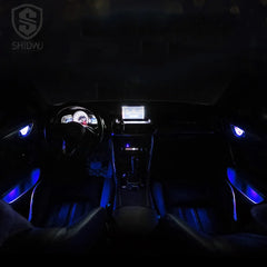 Car LED Ambient Light | Transparent Circular Interior Decorative Lamp detail view