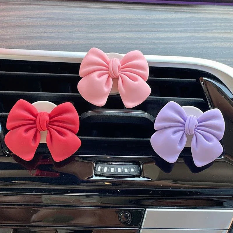 Car Air Freshener Bow-Knot Solid Fragrance