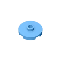 Gobricks GDS-1041 Tile Round 2x2 with Open Stud | Compatible Building Block for DIY additional angle