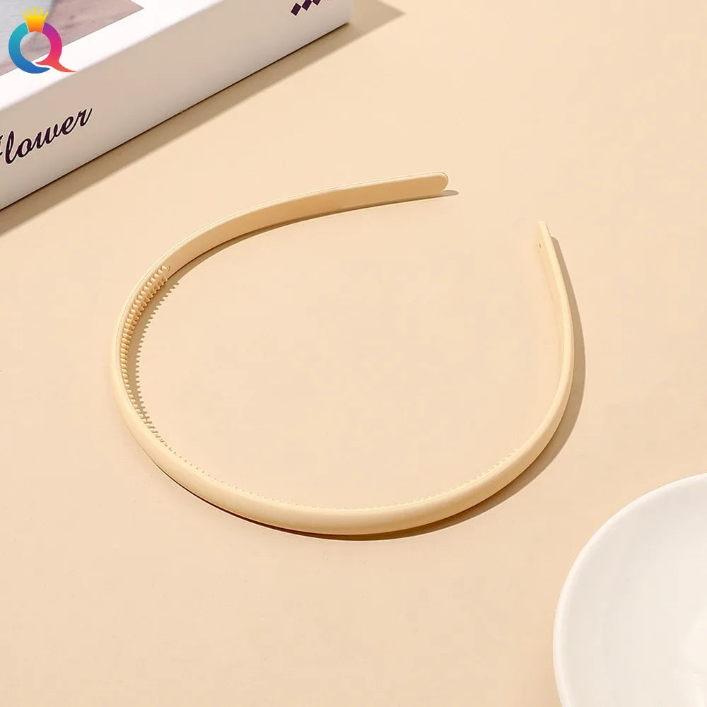 Plastic Frosted Non-slip Face Wash Hairbands Headband Women Girls Hair Head Hoop Band alternate view