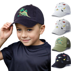 Kids Dinosaur Baseball Cap | Breathable Sun Hat for Baby Boys Girls alternate view