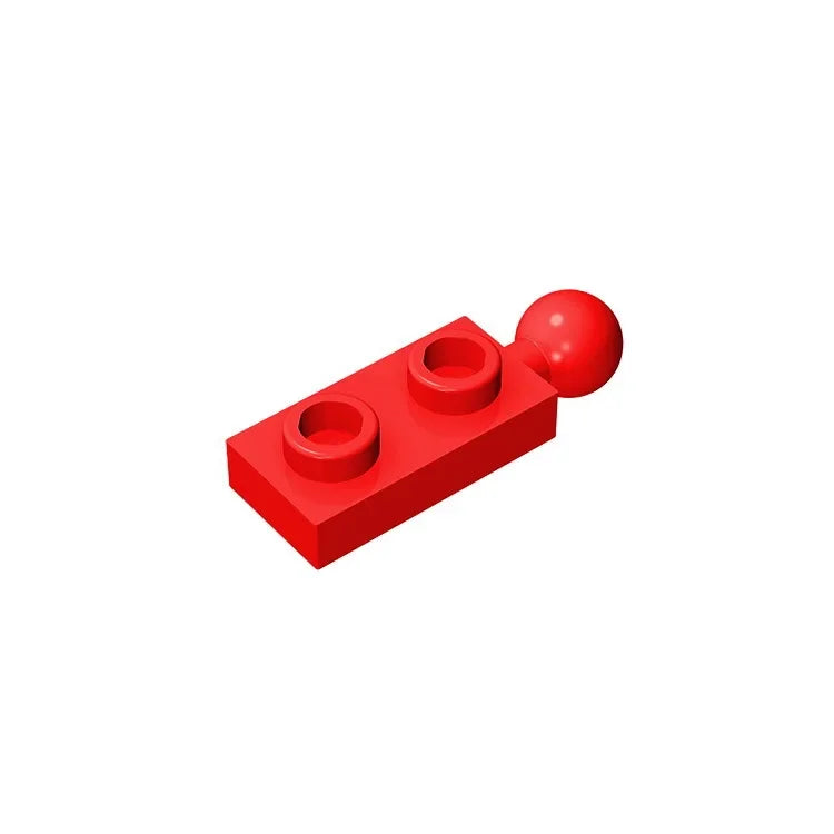 Gobricks GDS-852 Plate Modified 1 x 2 with Tow Ball on End | Building Block for DIY additional angle