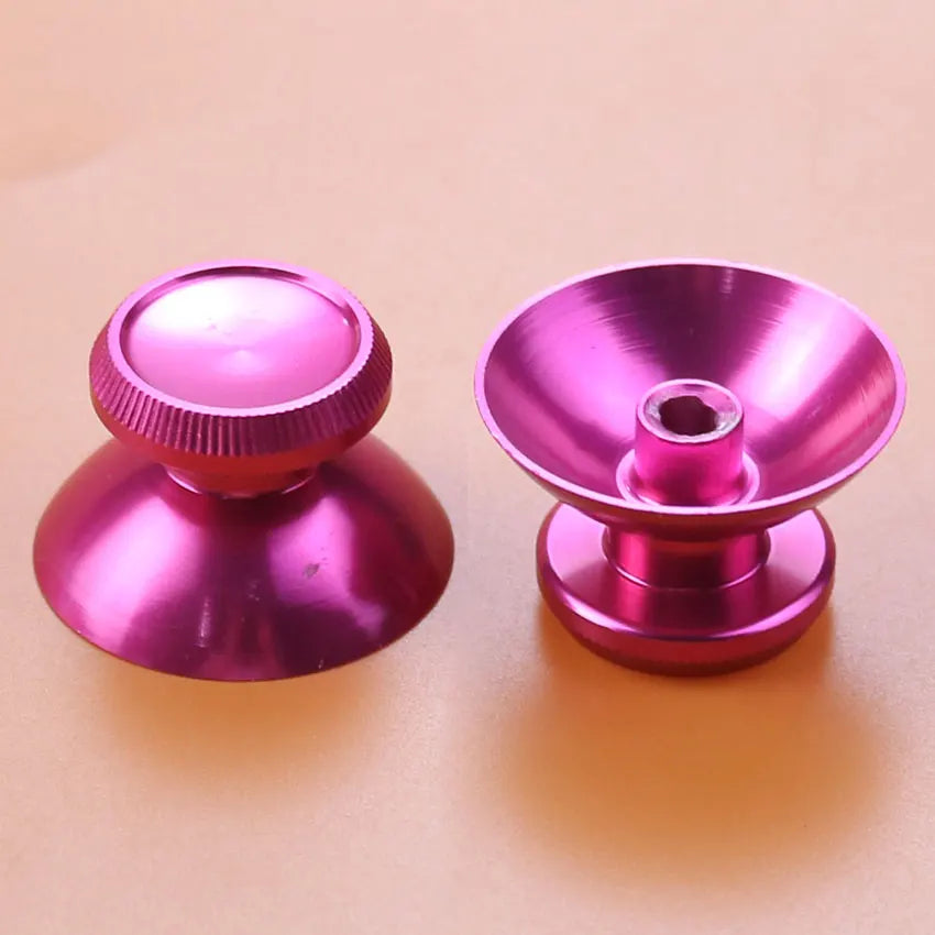 JCD 2PCS Colorful Aluminum Metal 3D Analog Thumbsticks Mushroom Joystick Cap For Xbox 36 detail view