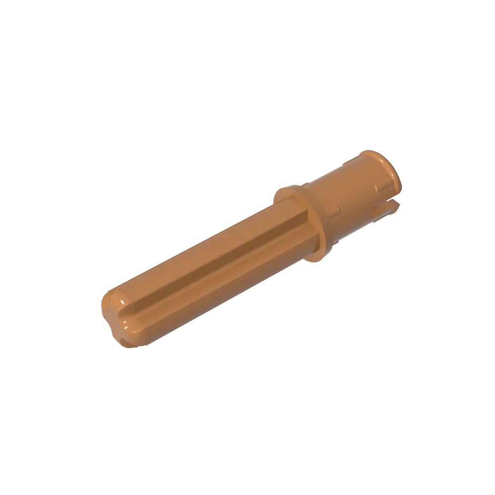 Gobricks GDS-930 Technical Axle 2 with Pin 3L | Compatible Building Block Part 18651 detail view