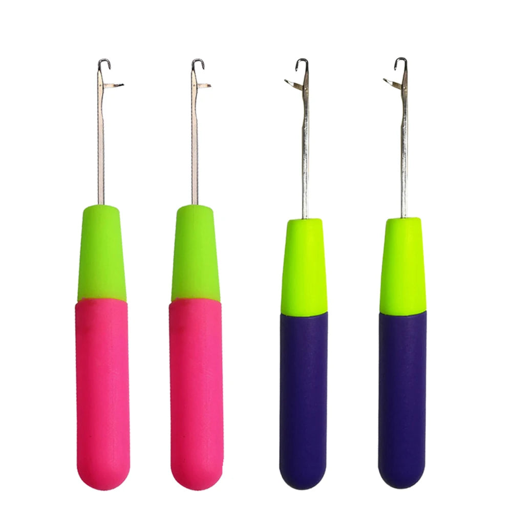 Plastic Crochet Hook Needle for Hair Weaving Dreadlock Knit Hook Needle for Hair Weavi close-up view