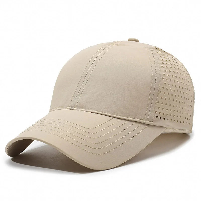 Summer Lightweight Breathable Baseball Cap | Quick-Dry Adjustable Unisex Hat for Hiki alternate view