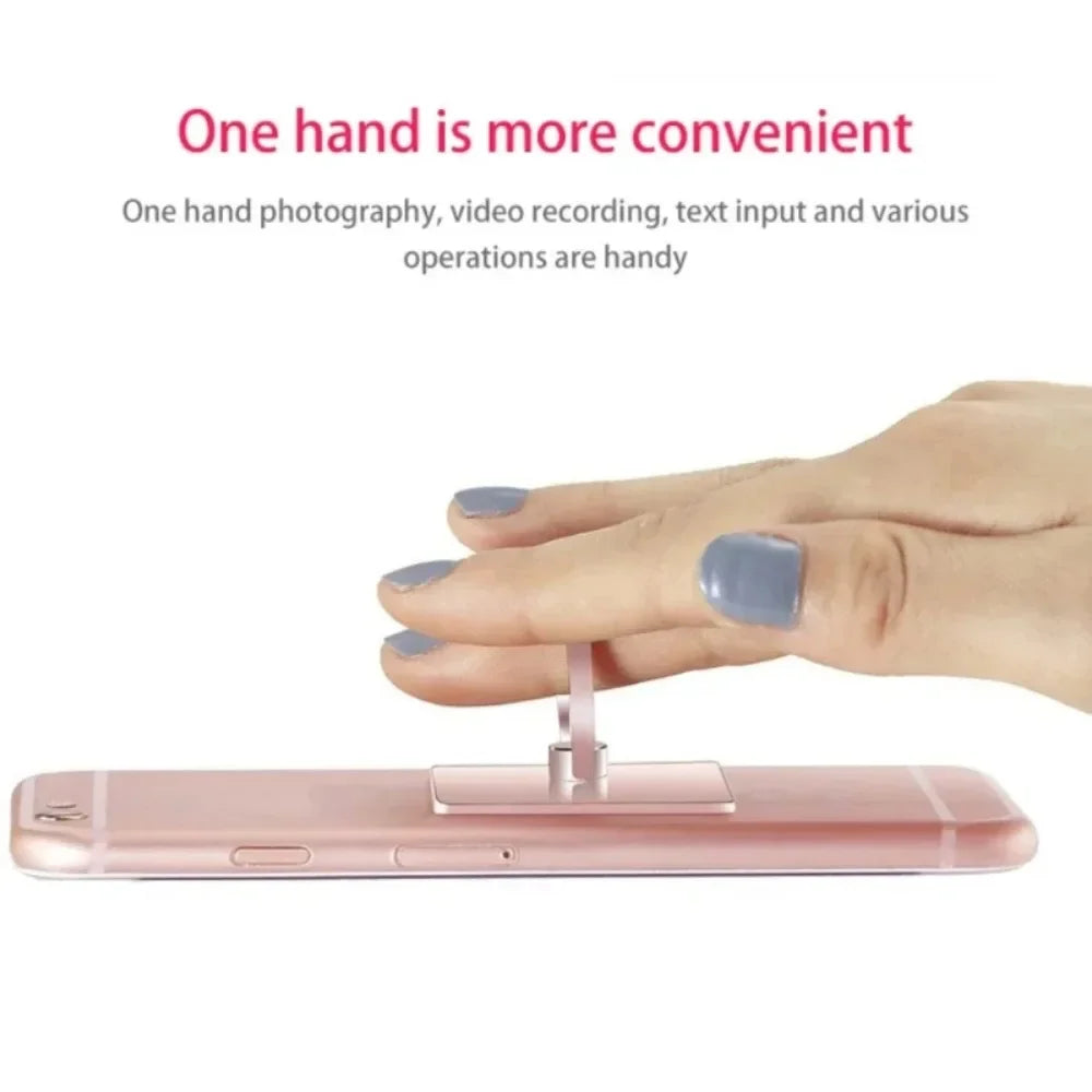 360° Degree Rotating Lazy Bracket Finger Ring Phone Holder Socket Round Smartphone Cel close-up view
