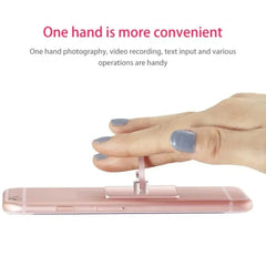 360° Degree Rotating Lazy Bracket Finger Ring Phone Holder Socket Round Smartphone Cel close-up view