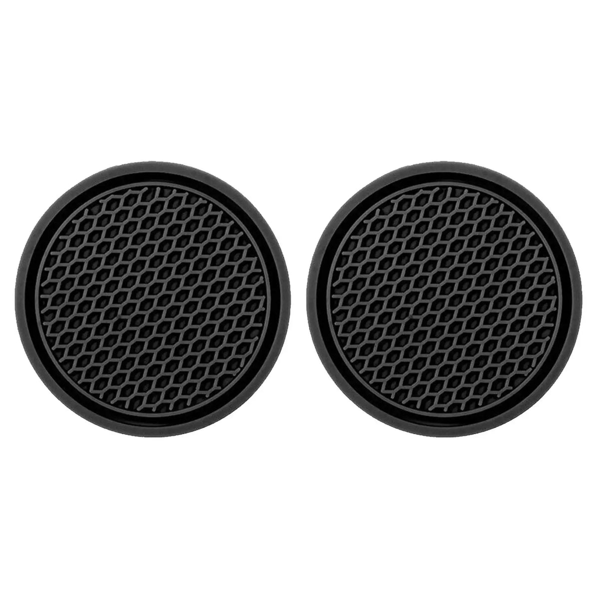 Car Cup Holder Coasters Non-Slip Rhinestone Rubber Pad 2 Pcs alternate view