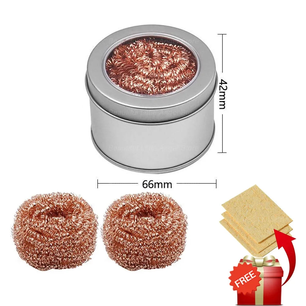 Soldering Iron Tip Cleaner Ball Mesh Filter detail view