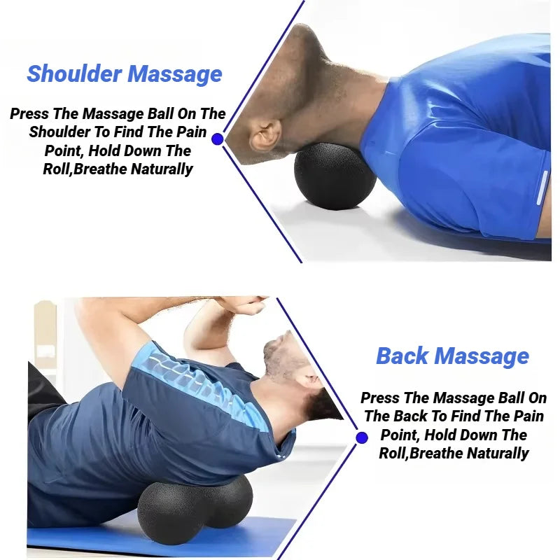 Yoga Peanut Massage Ball Set | Muscle Relaxation & Fascia Release Kit alternate view