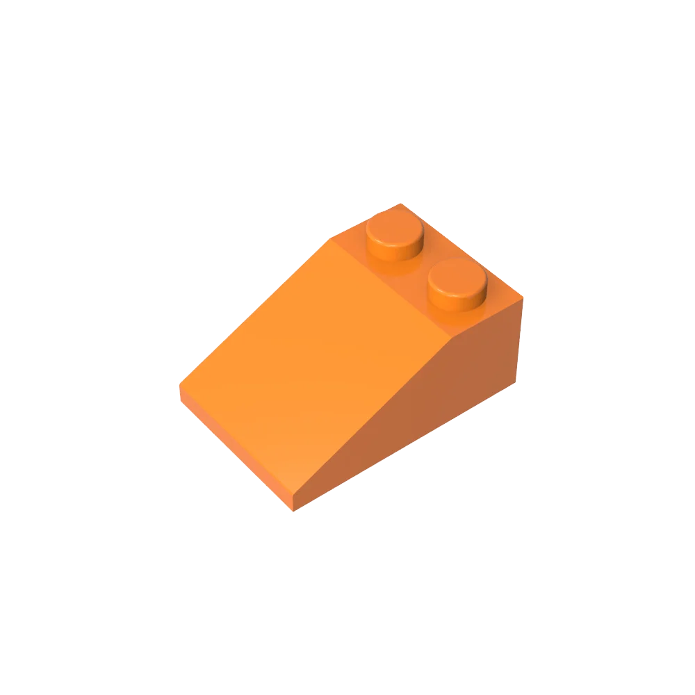 Gobricks Slope 33° 3 x 2 Building Block | Compatible with Lego 3298 close-up view