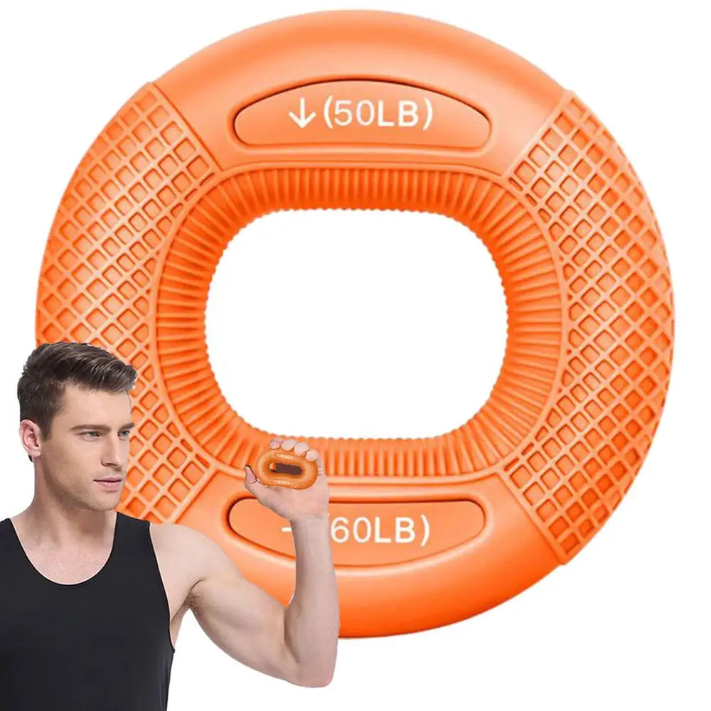 Silicone Finger Gripper Ring | Hand Muscle Strengthener for Grip Training and Wrist additional angle