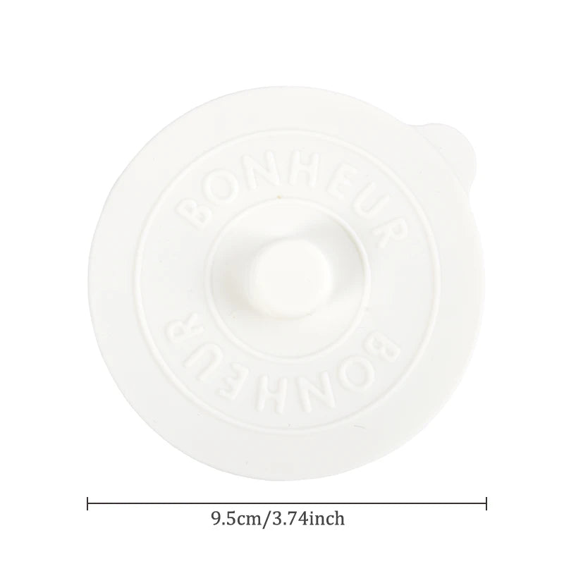 1pcs Universal Silicone Glass Cup Cover Sealing Protective Lid Heat Temperature Pre additional angle